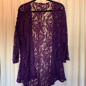 EUC LuLaRoe Lindsay Kimono size M